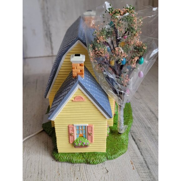 Dept 56 55090 Happy Easter House spring village accessory Accessories - Picture 9 of 12